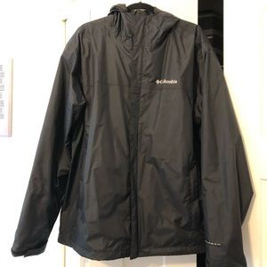 Columbia Men’s XL Black Rain Jacket